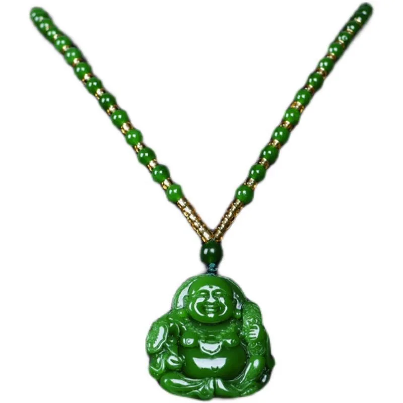 Chinese Green Jade Maitreya Bu - Jewelry & Watches Store review and price