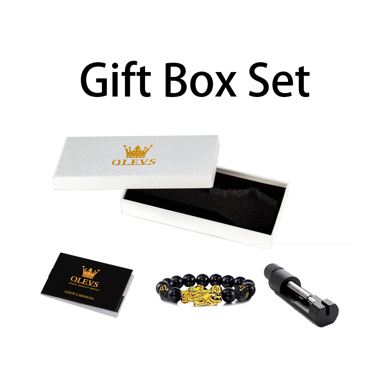 OLEVS luxury brand men's watch - Jewelry And Watches Box review and price