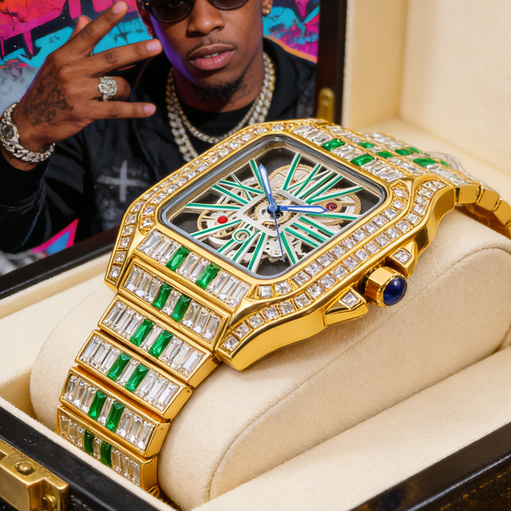 Hollow Luxury Bling Quartz Wri - Jewelry Watches Brands review and price