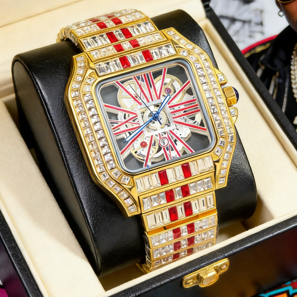 Hollow Luxury Bling Quartz Wri - Jewelry Watches Brands review and price
