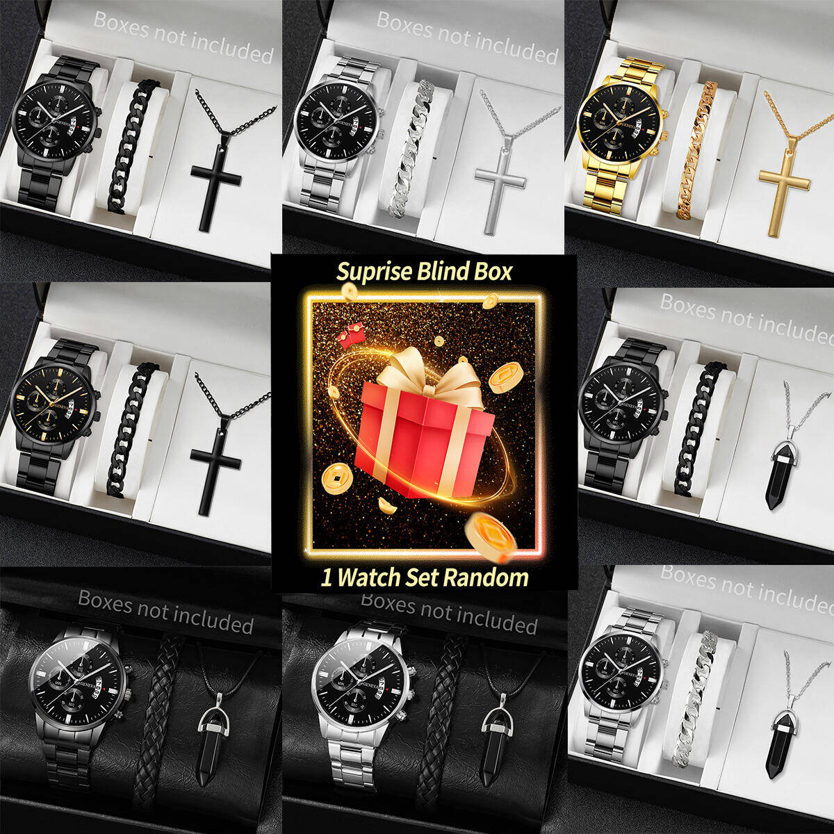 Surprise Mystery Watch Blind B - Jewelry And Watches Box review and price